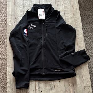 Marmot Black Softshell Jacket with Logos